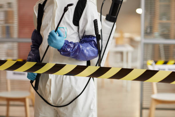 Professional Biohazard technician working in Pineville, PA